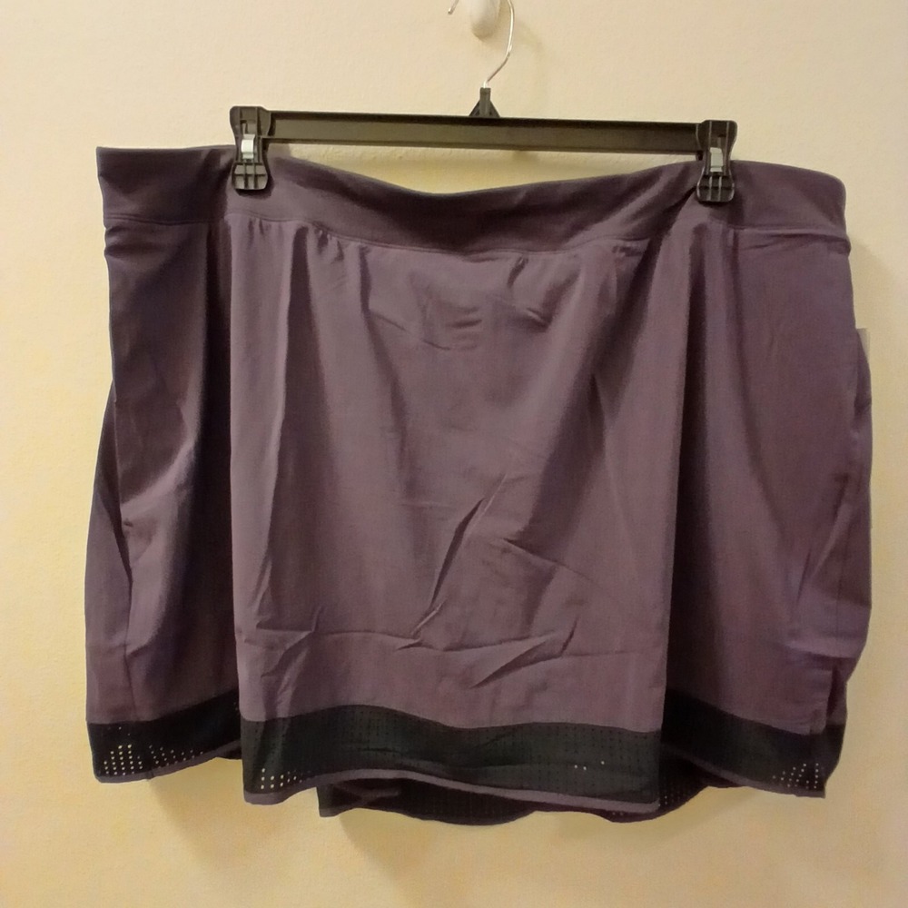 SPAPE High Low Skort Womens Plum‎ Lined Athletic Tennis Skirt Size XXL